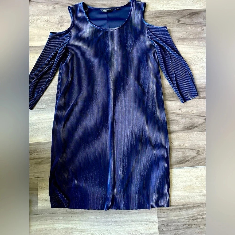 Nina Leonard Cold Shoulder Dress Size XL